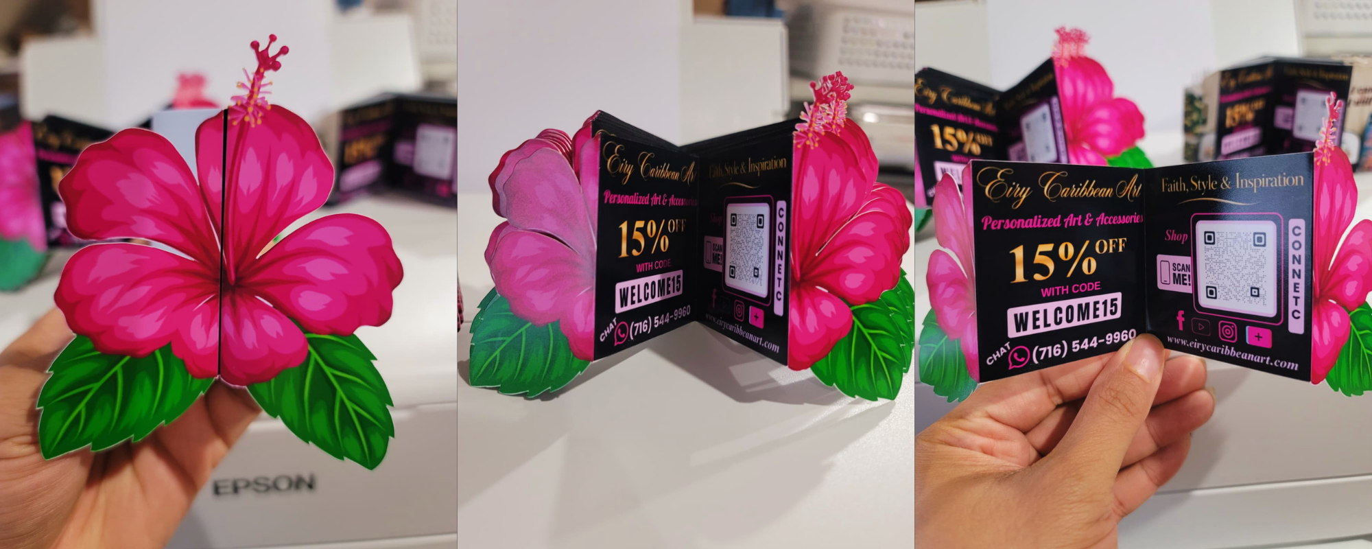 Custom Foldable Business Card