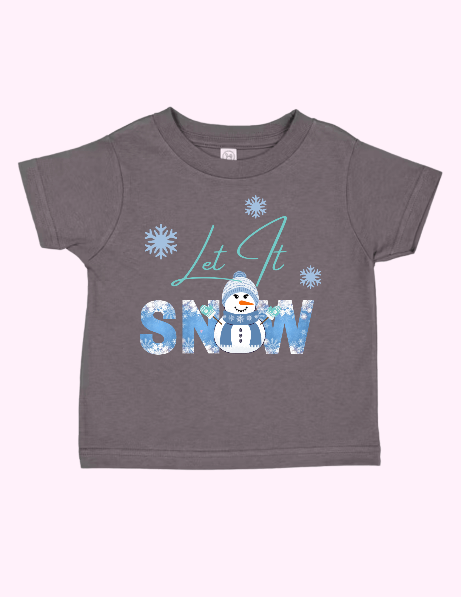 Let It Snow Blue (Toddler) featuring unique artwork, perfect for personal style and expression.