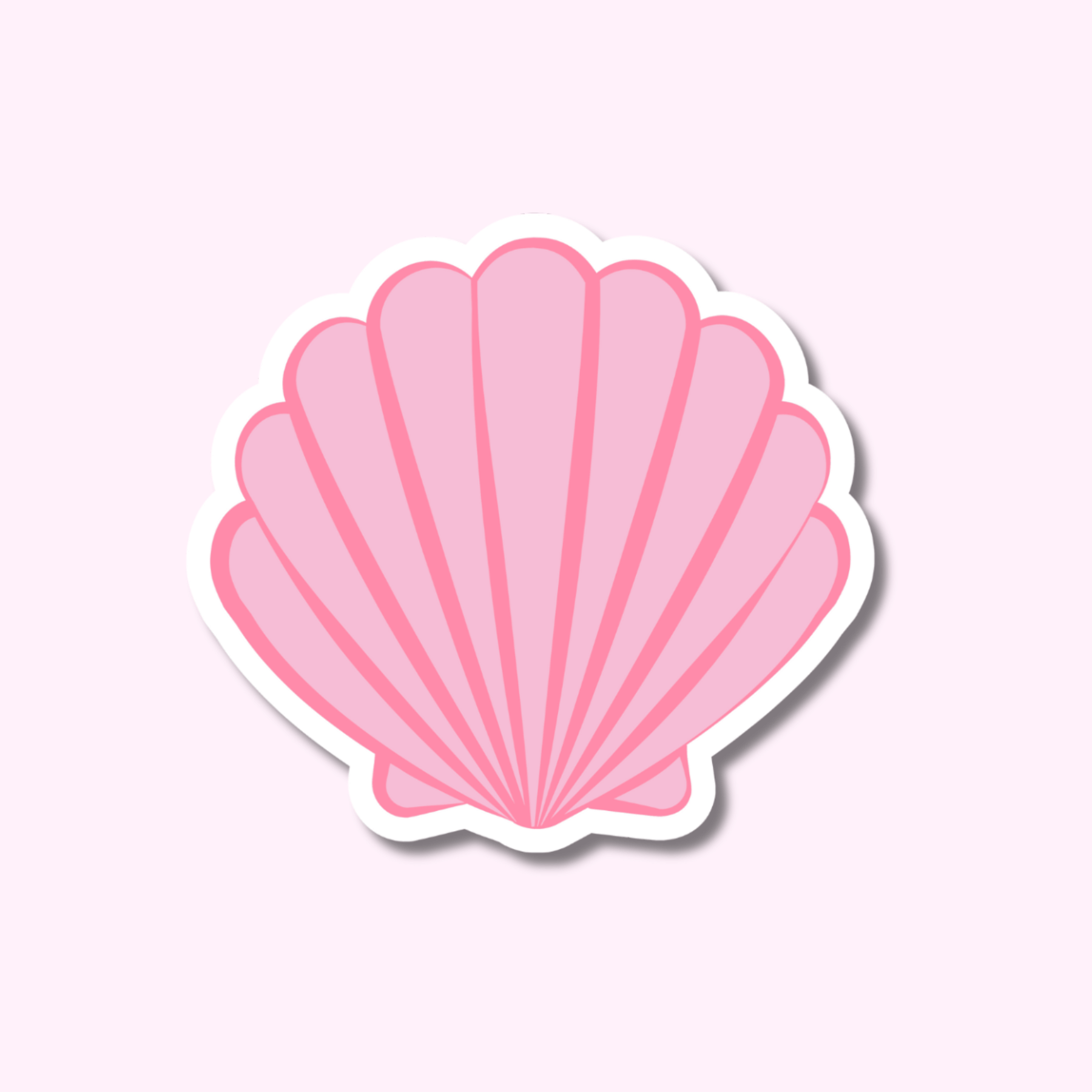 Clam - Sticker Vinyl featuring unique artwork, perfect for personal style and expression.