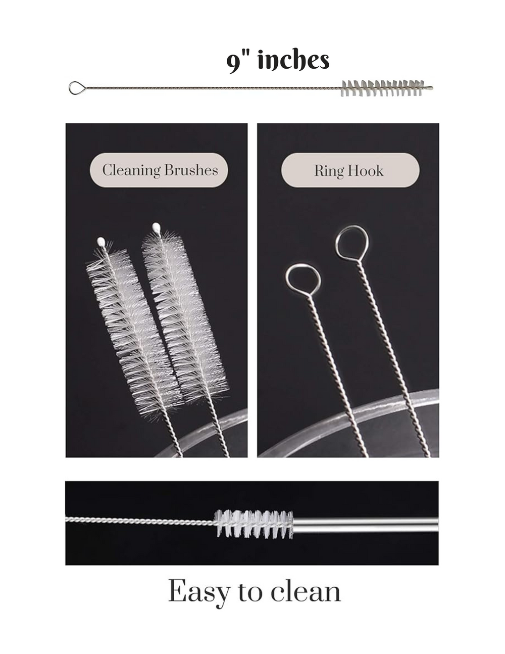 Drinking Straw Cleaning Brush