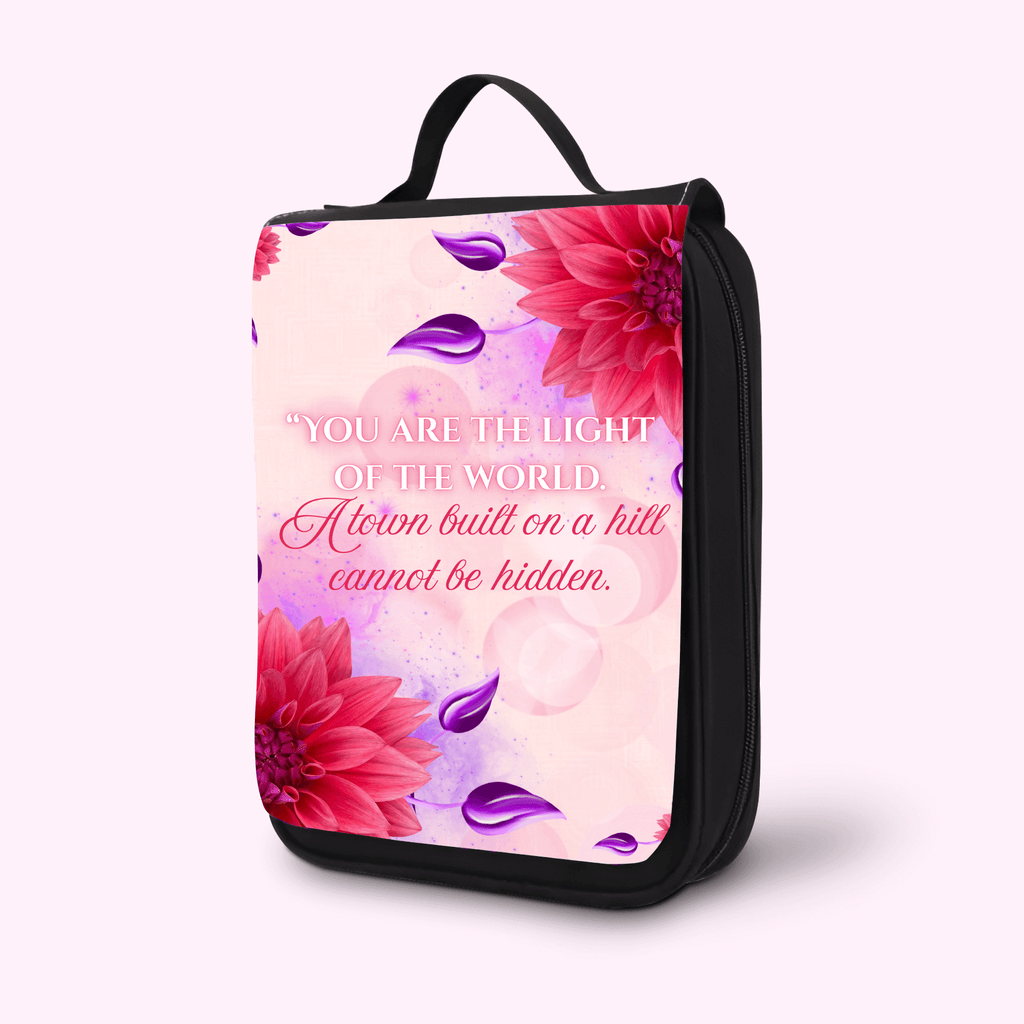The Light Of The World - Bible Cover featuring unique artwork, perfect for personal style and expression.