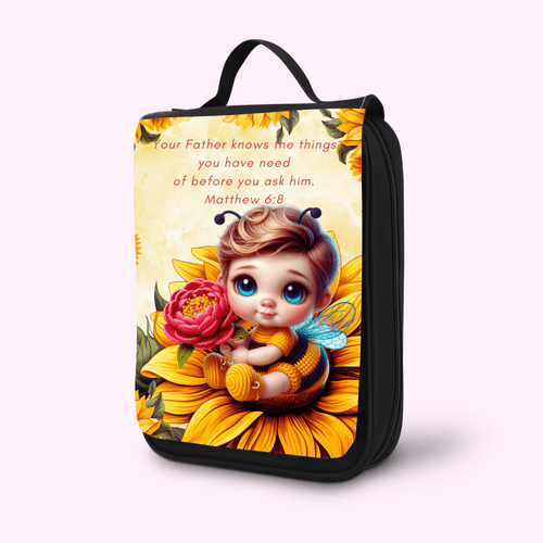 Bee - Bible Cover featuring unique artwork, perfect for personal style and expression.