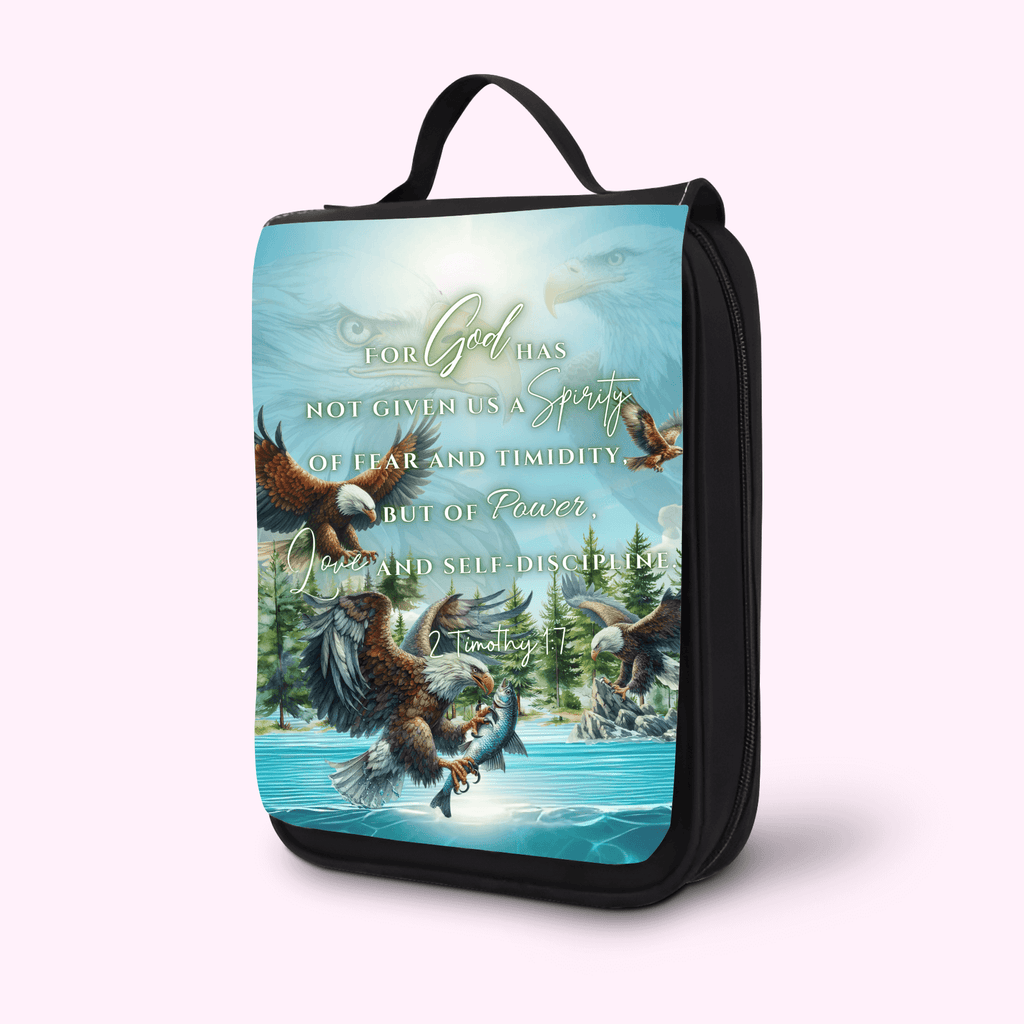 Eagle (2 Timothy 1:7) - Bible Cover featuring unique artwork, perfect for personal style and expression.