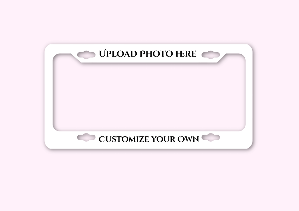 License Plate Frame - Cuztomize It Your Way made of premium materials, featuring a sleek design and amazing artwork to express your style.