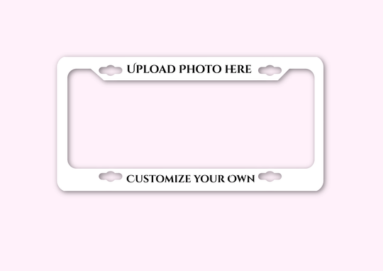 License Plate Frame - Cuztomize It Your Way made of premium materials, featuring a sleek design and amazing artwork to express your style.
