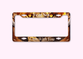 Fear Not - License Plate Frame made of premium materials, featuring a sleek design and amazing artwork to express your style.