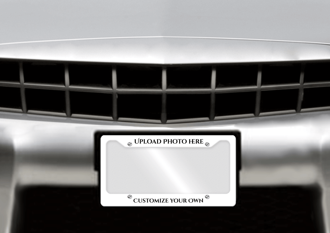 License Plate Frame - Cuztomize It Your Way made of premium materials, featuring a sleek design and amazing artwork to express your style.