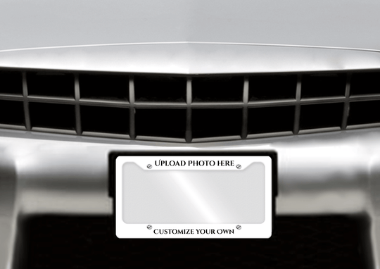 License Plate Frame - Cuztomize It Your Way made of premium materials, featuring a sleek design and amazing artwork to express your style.