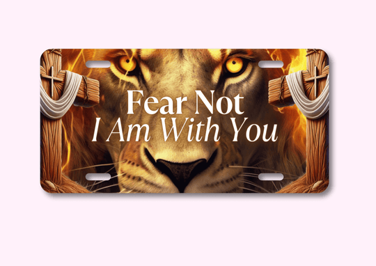 License Plate - Fear Not