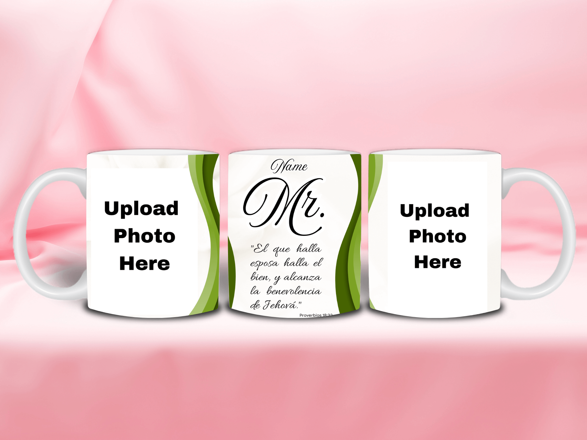 Wedding Set of 2 MR / MRS - Ceramic Mugs featuring unique artwork, perfect for personal style and expression.