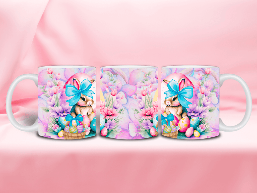 Easter Bunny - Ceramic Mugs featuring unique artwork, perfect for personal style and expression.