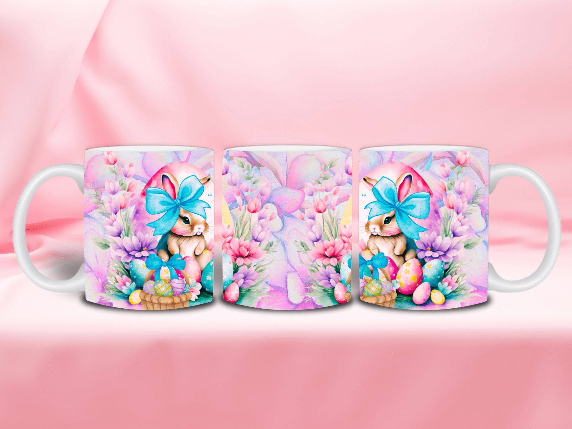 Easter Bunny - Ceramic Mugs featuring unique artwork, perfect for personal style and expression.