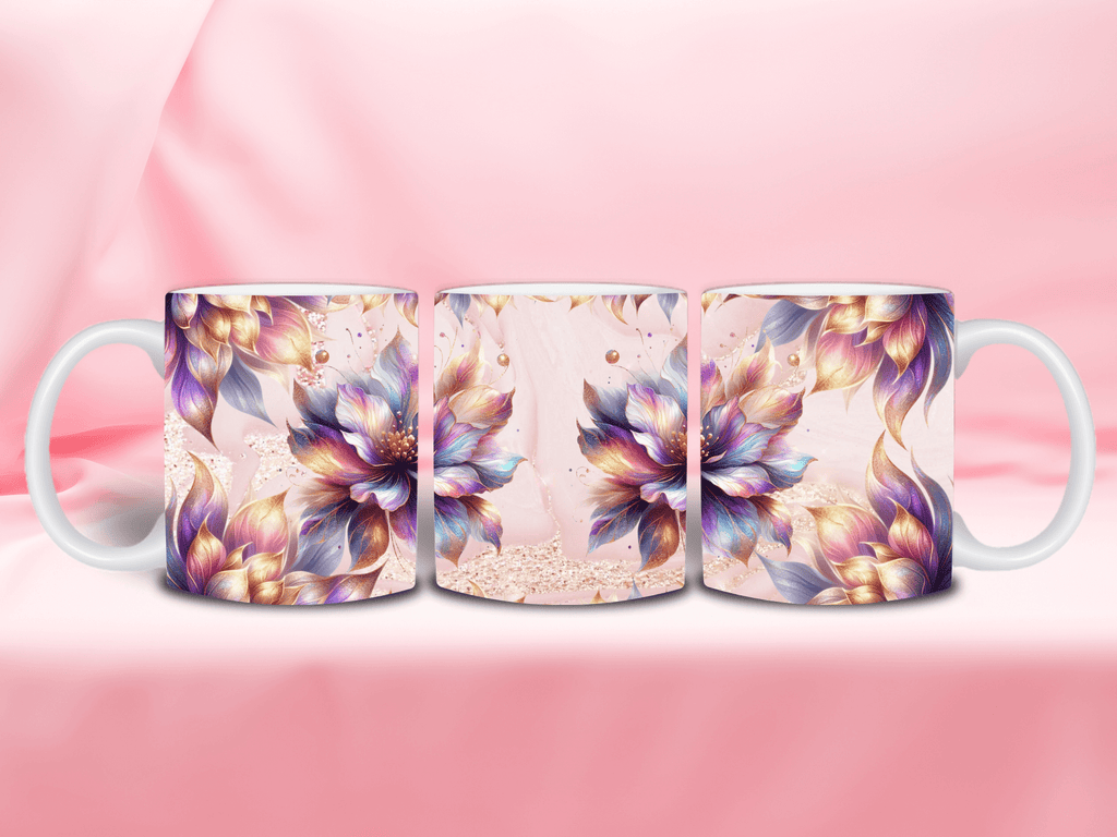 Dream Flower - Ceramic Mugs featuring unique artwork, perfect for personal style and expression.