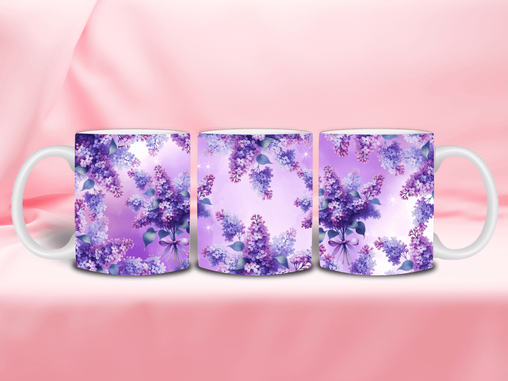 Lavender - Ceramic Mugs featuring unique artwork, perfect for personal style and expression.