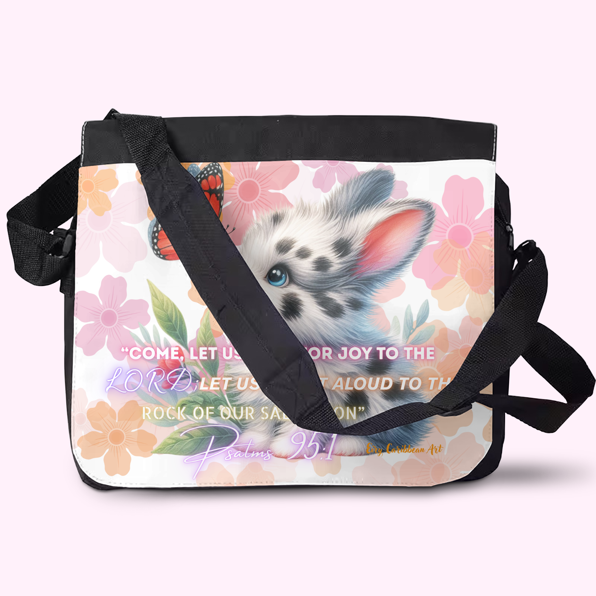 Spring Bunny 1 - Crossbody Large Bag