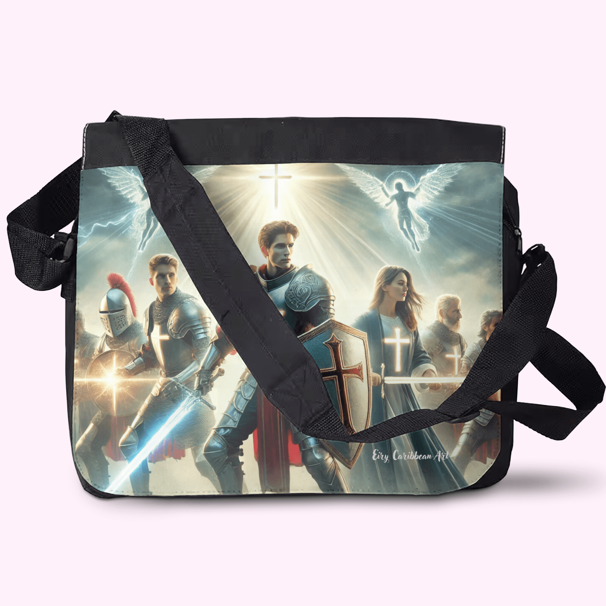 Warriors - Crossbody Large Bag made of premium materials, featuring a sleek design and adjustable strap for comfort and style.