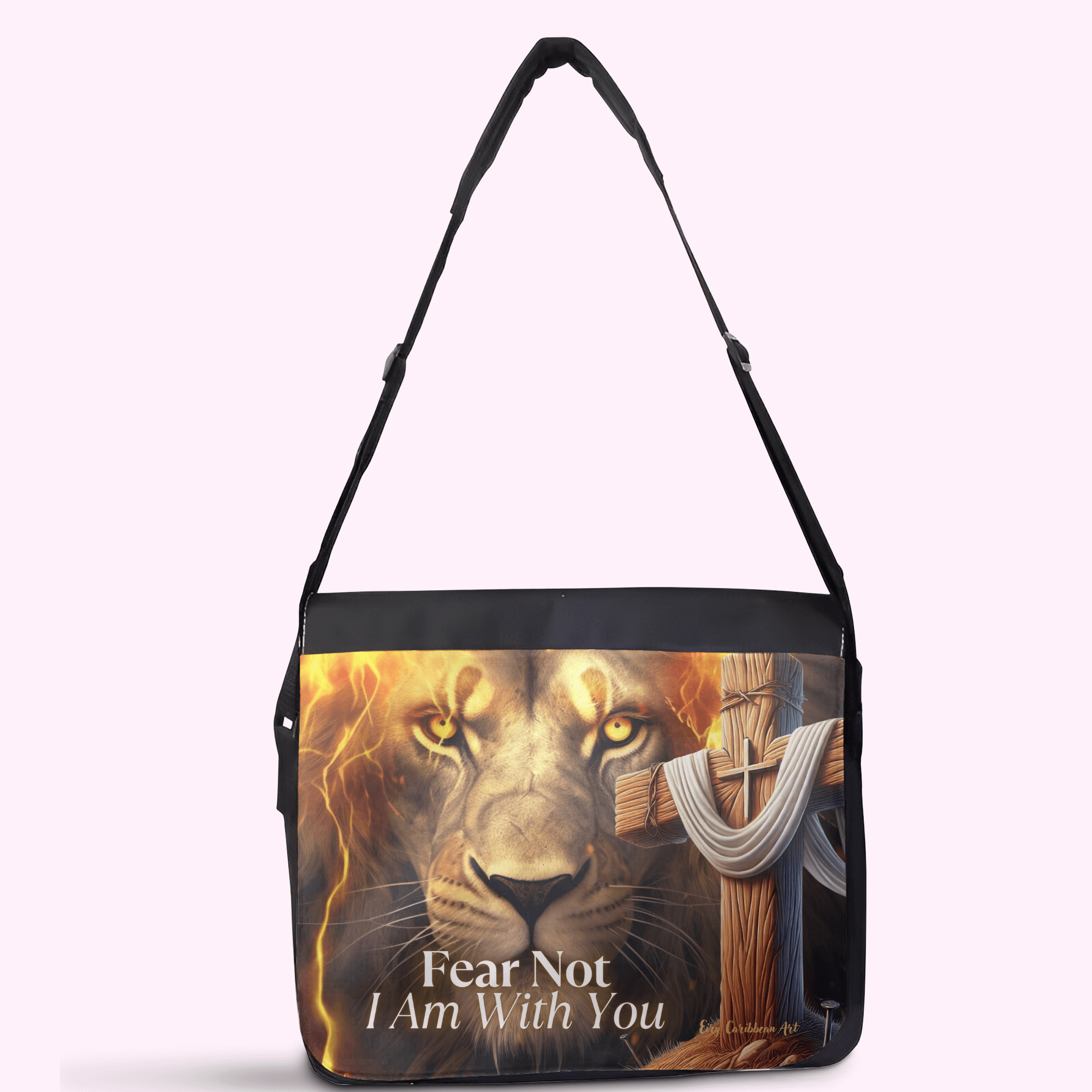 Fear Not - Crossbody Large Bag made of premium materials, featuring a sleek design and adjustable strap for comfort and style.