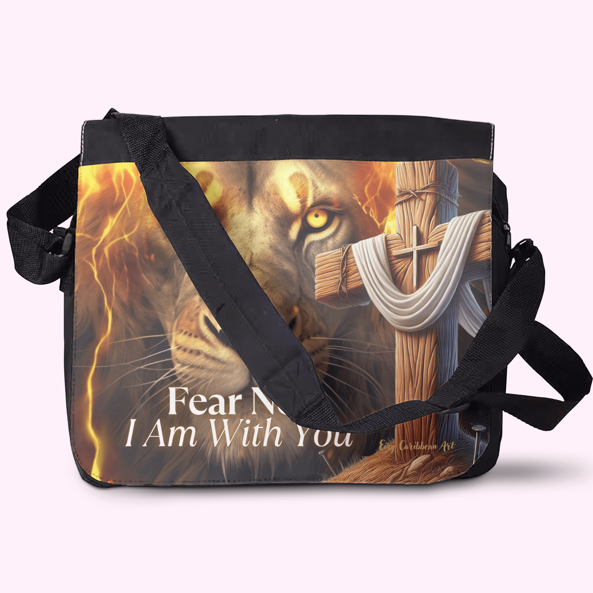Fear Not - Crossbody Large Bag made of premium materials, featuring a sleek design and adjustable strap for comfort and style.