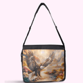 Eagle Isaiah 40:31 - Crossbody Large Bag made of premium materials, featuring a sleek design and adjustable strap for comfort and style.