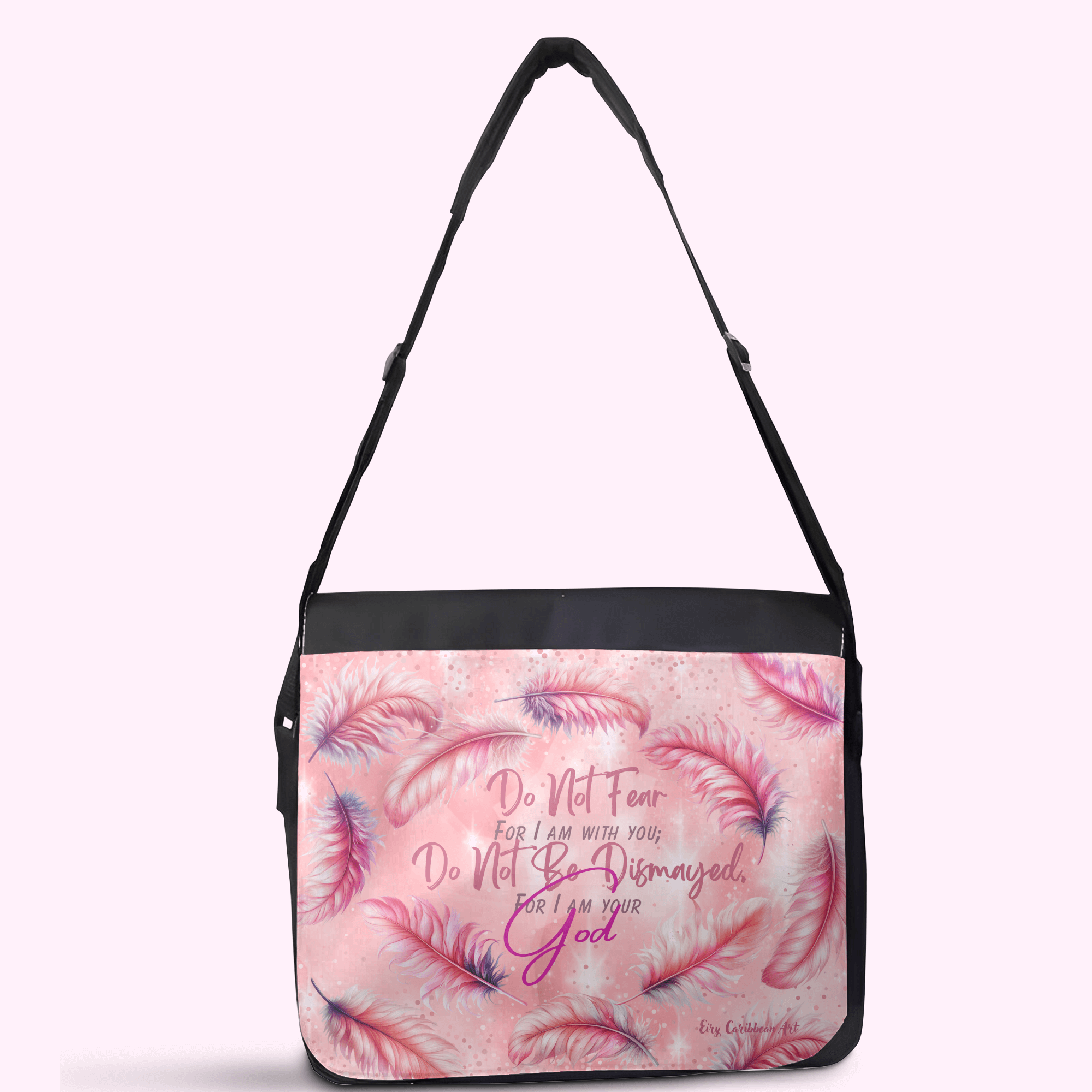 Do Not Fear - Crossbody Large Bag made of premium materials, featuring a sleek design and adjustable strap for comfort and style.