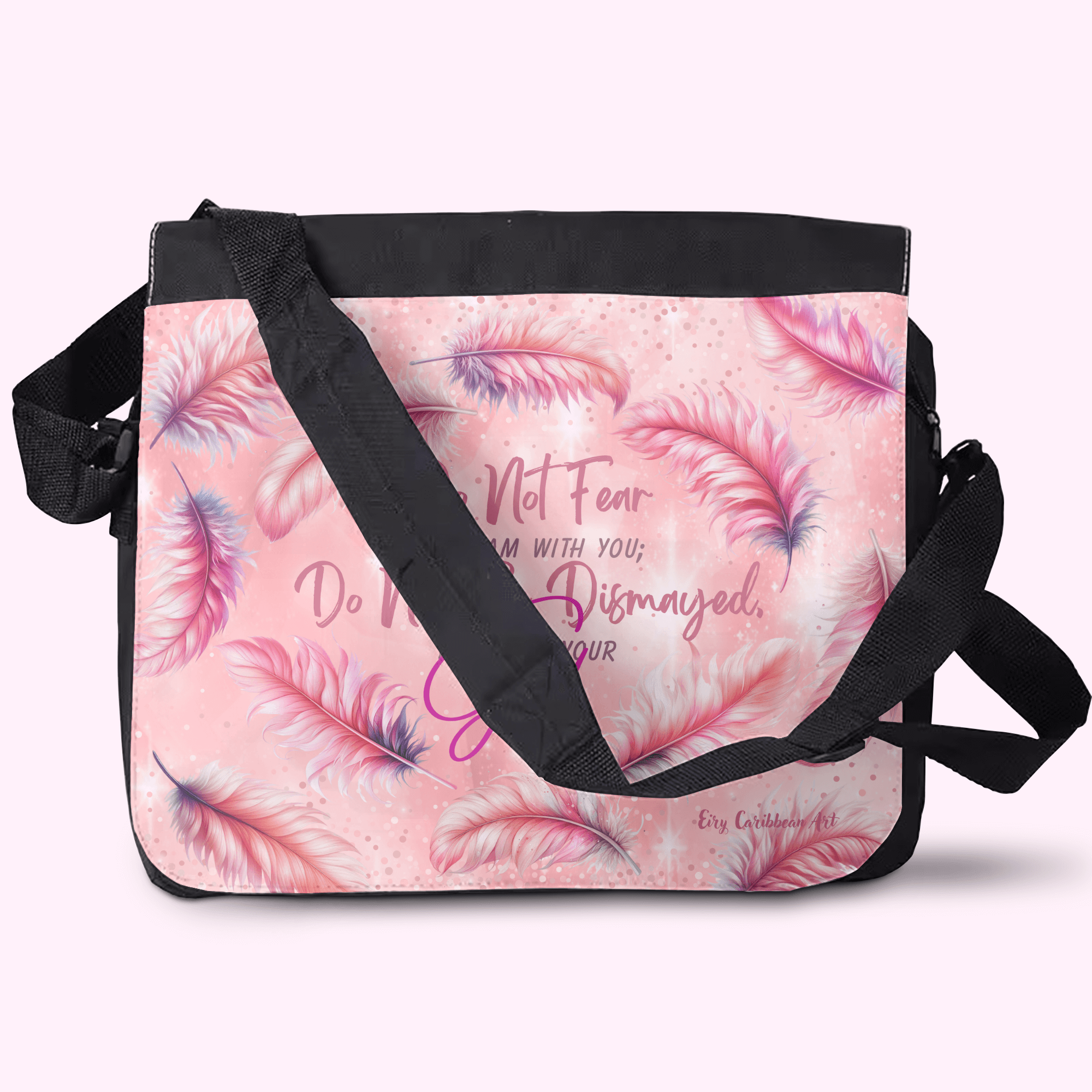 Do Not Fear - Crossbody Large Bag made of premium materials, featuring a sleek design and adjustable strap for comfort and style.