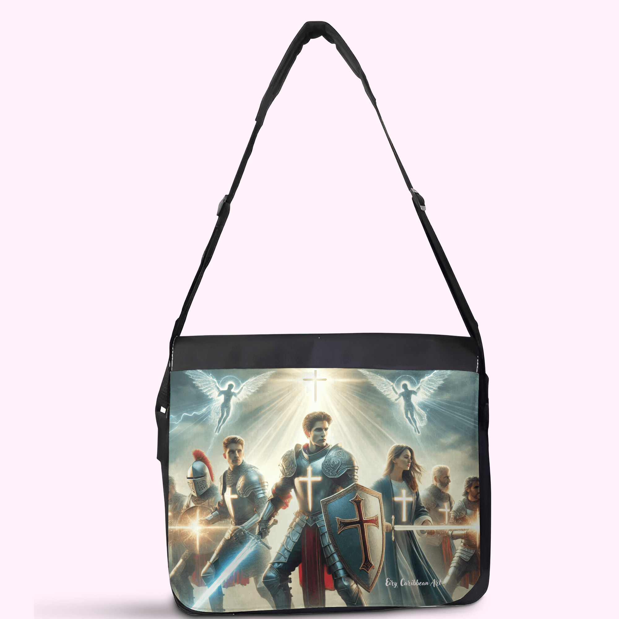 Warriors - Crossbody Large Bag made of premium materials, featuring a sleek design and adjustable strap for comfort and style.