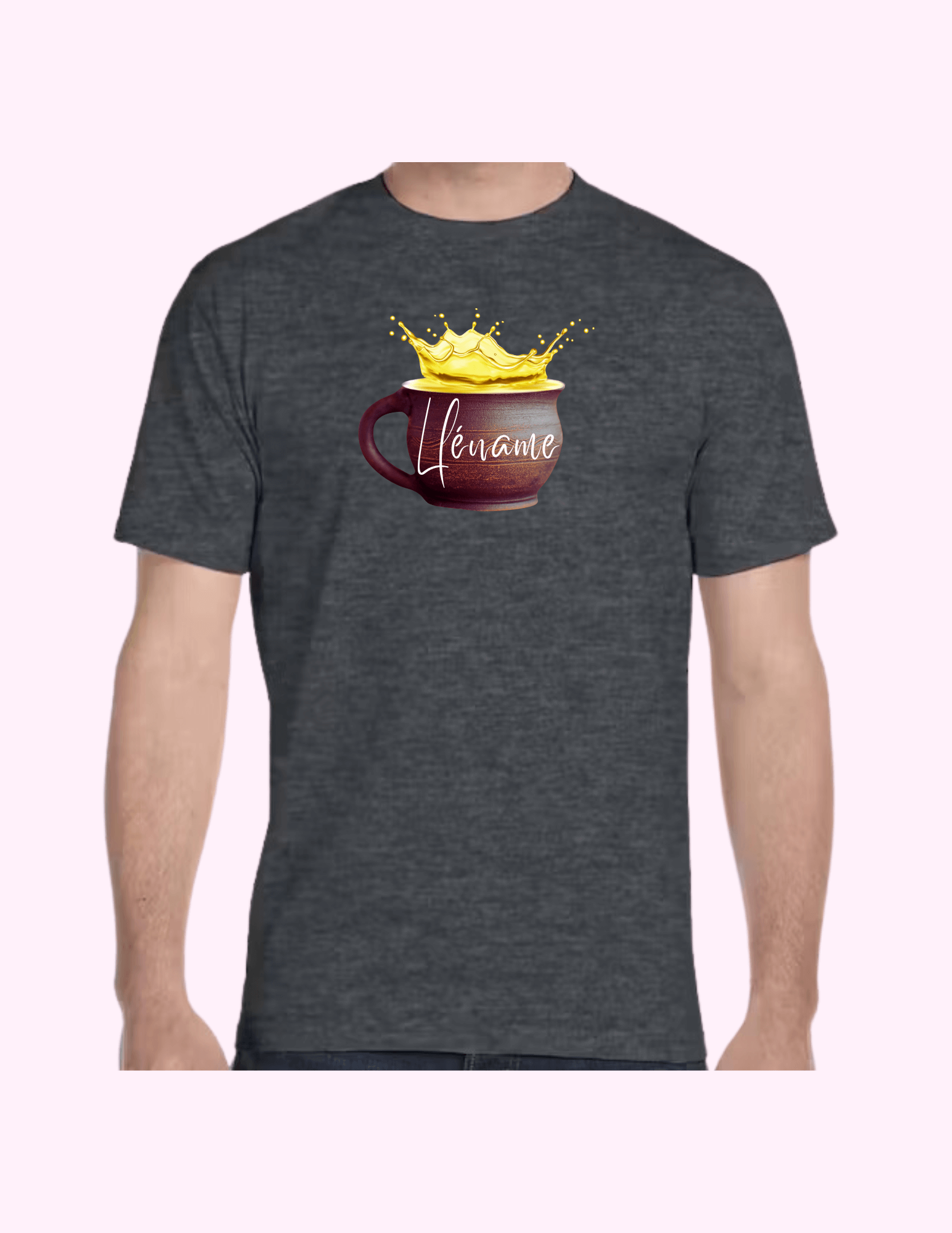 Lléname - Adult T-Shirt featuring unique artwork, perfect for personal style and expression.