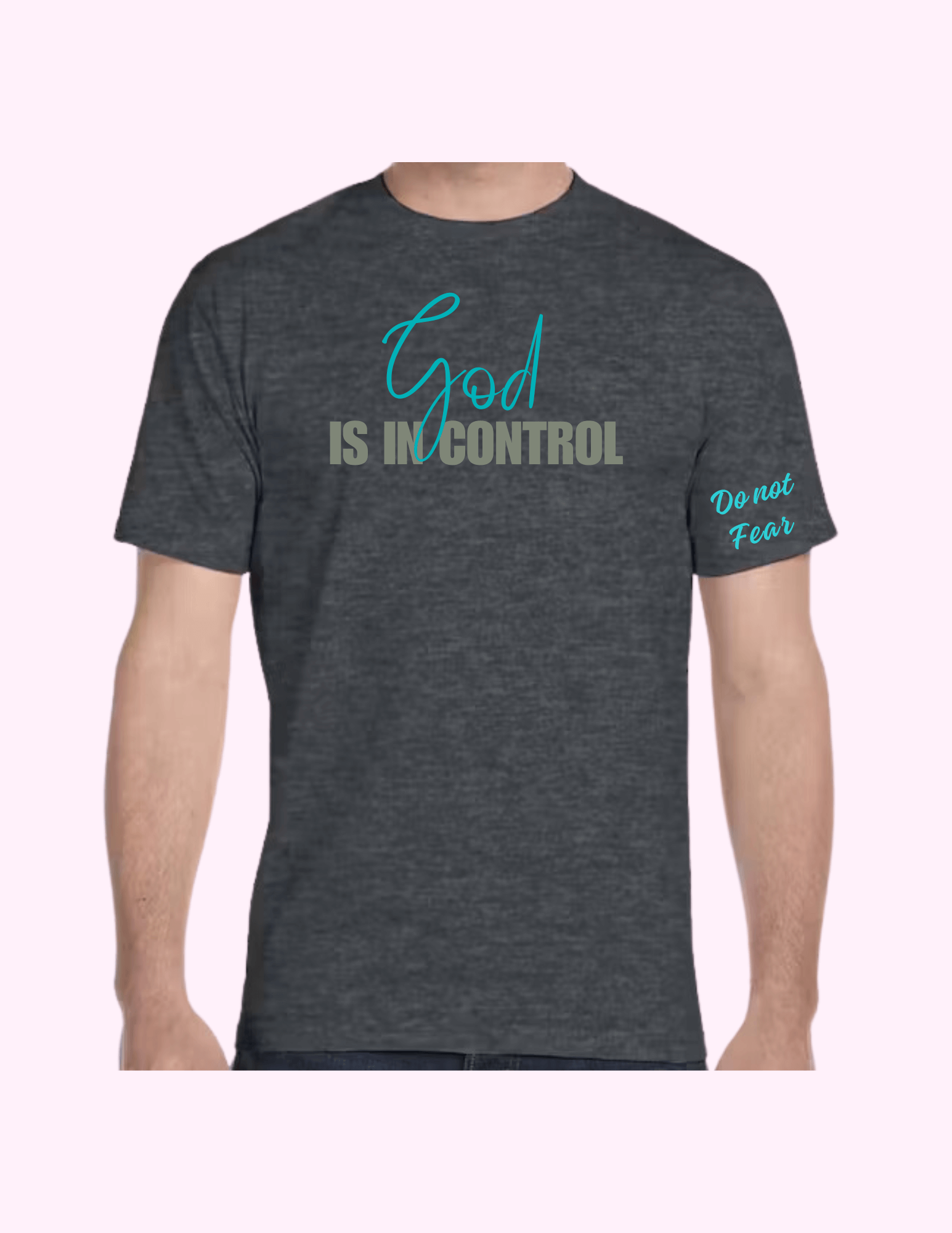God Is In Control - Adult T-Shirt featuring unique artwork, perfect for personal style and expression.
