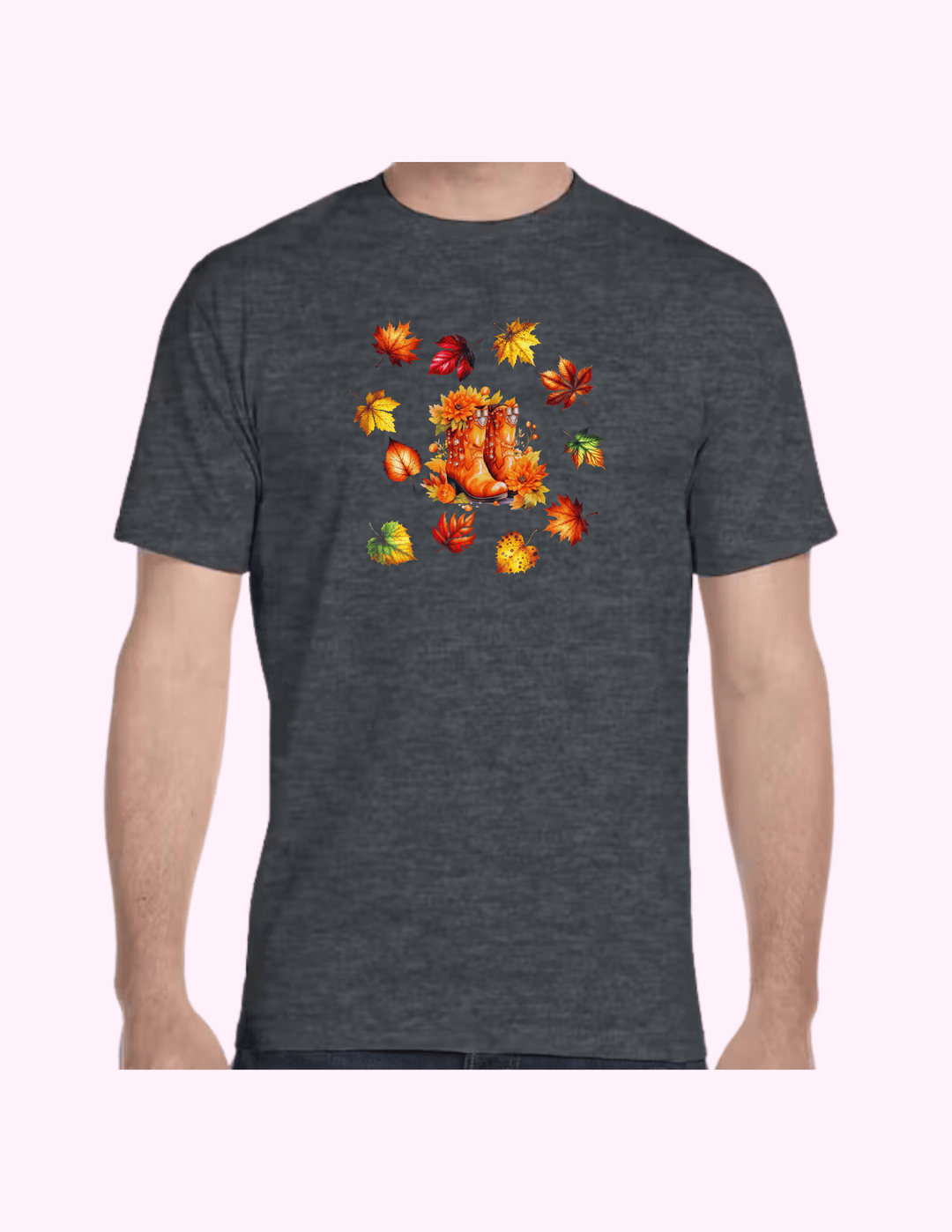 Autumn On Boots - Adult T-Shirt