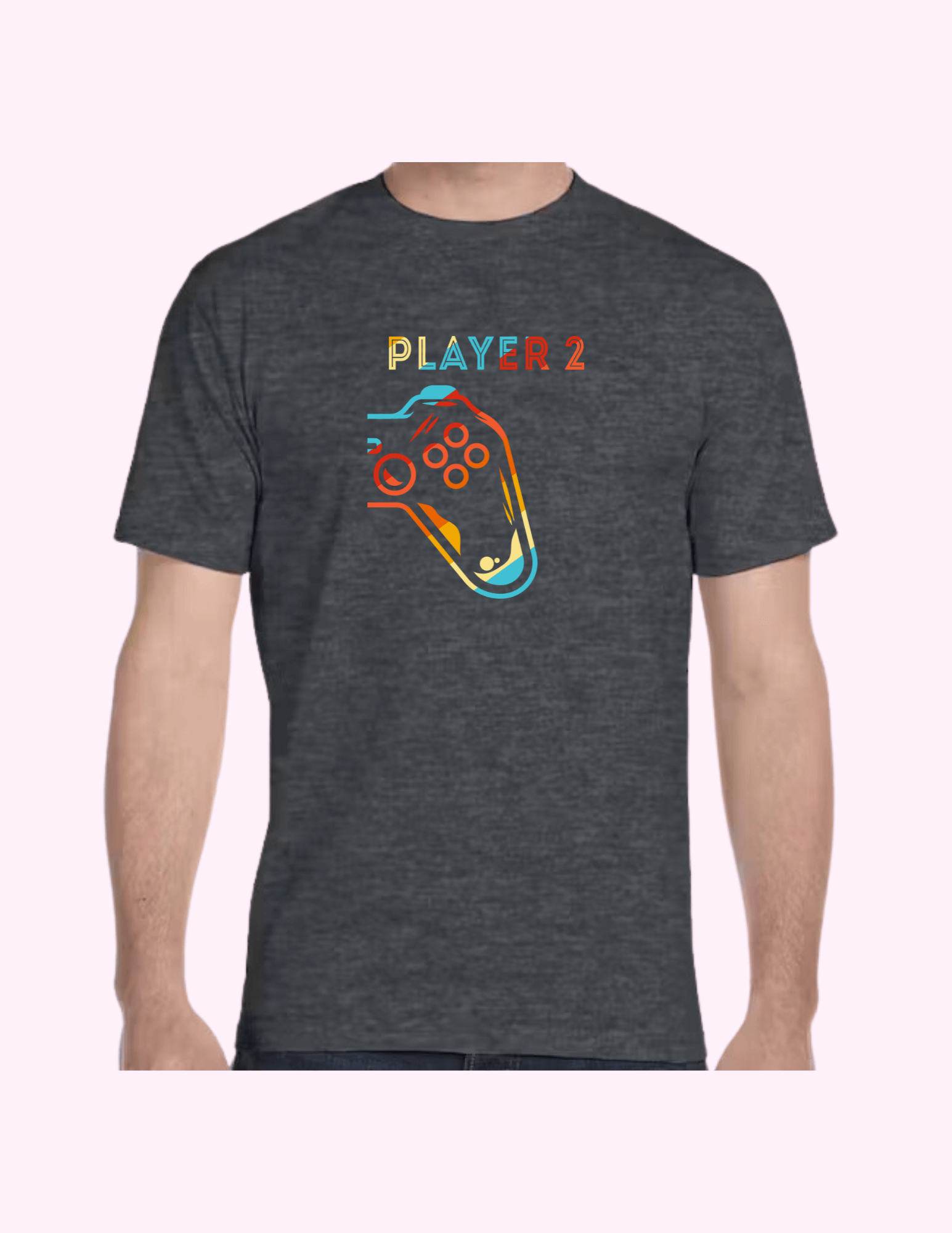 Player 2 - Adult T-Shirt featuring unique artwork, perfect for personal style and expression.