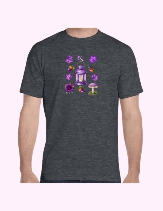 Purple Autumn - Adult T-Shirt