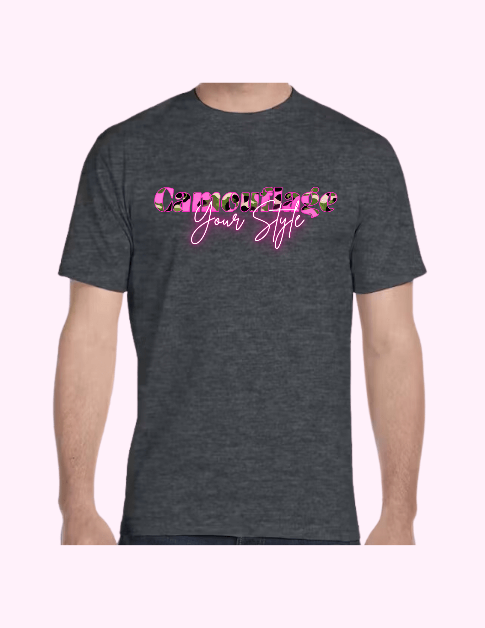 Camouflage Your Style - Adult T-Shirt featuring unique artwork, perfect for personal style and expression.