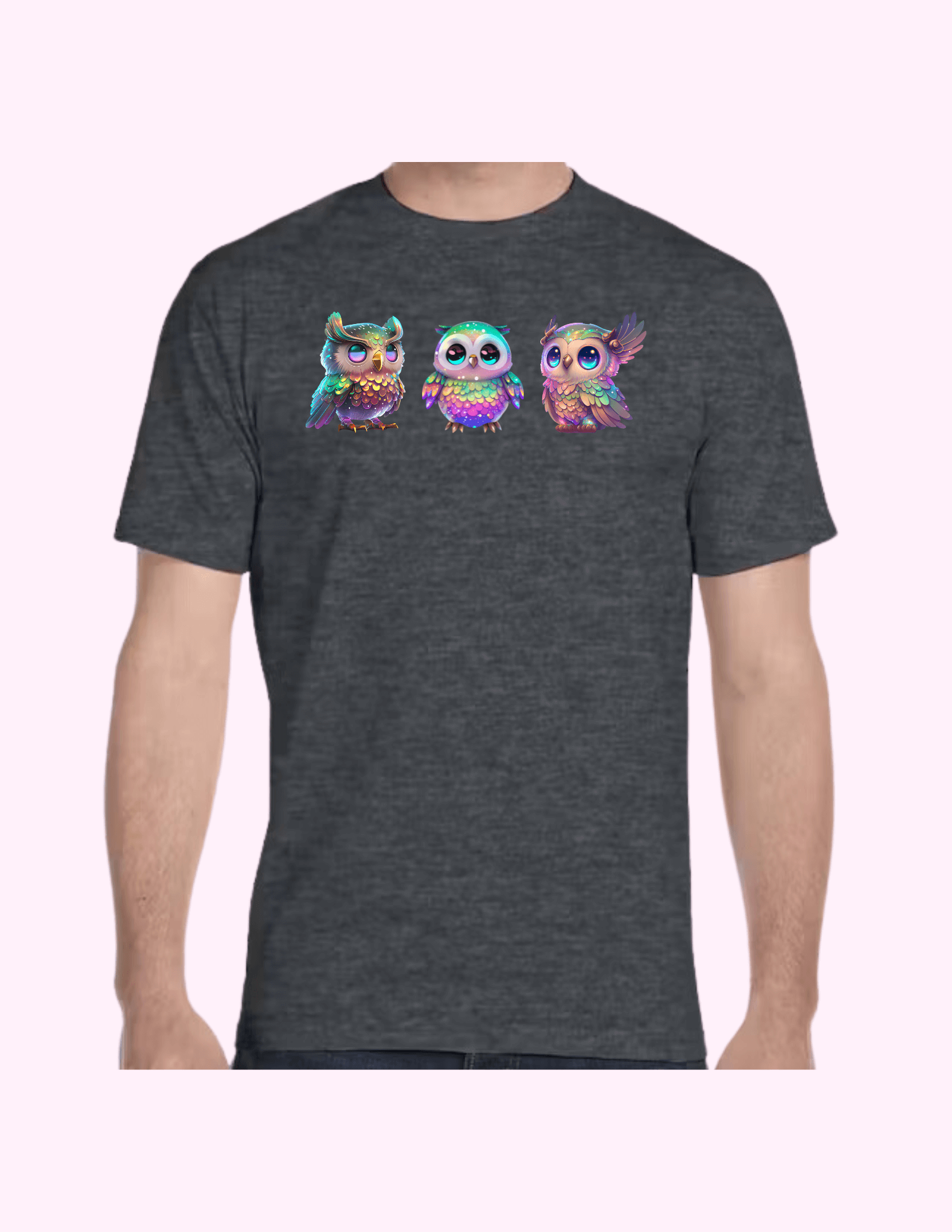 Owls - Adult T-Shirt featuring unique artwork, perfect for personal style and expression.