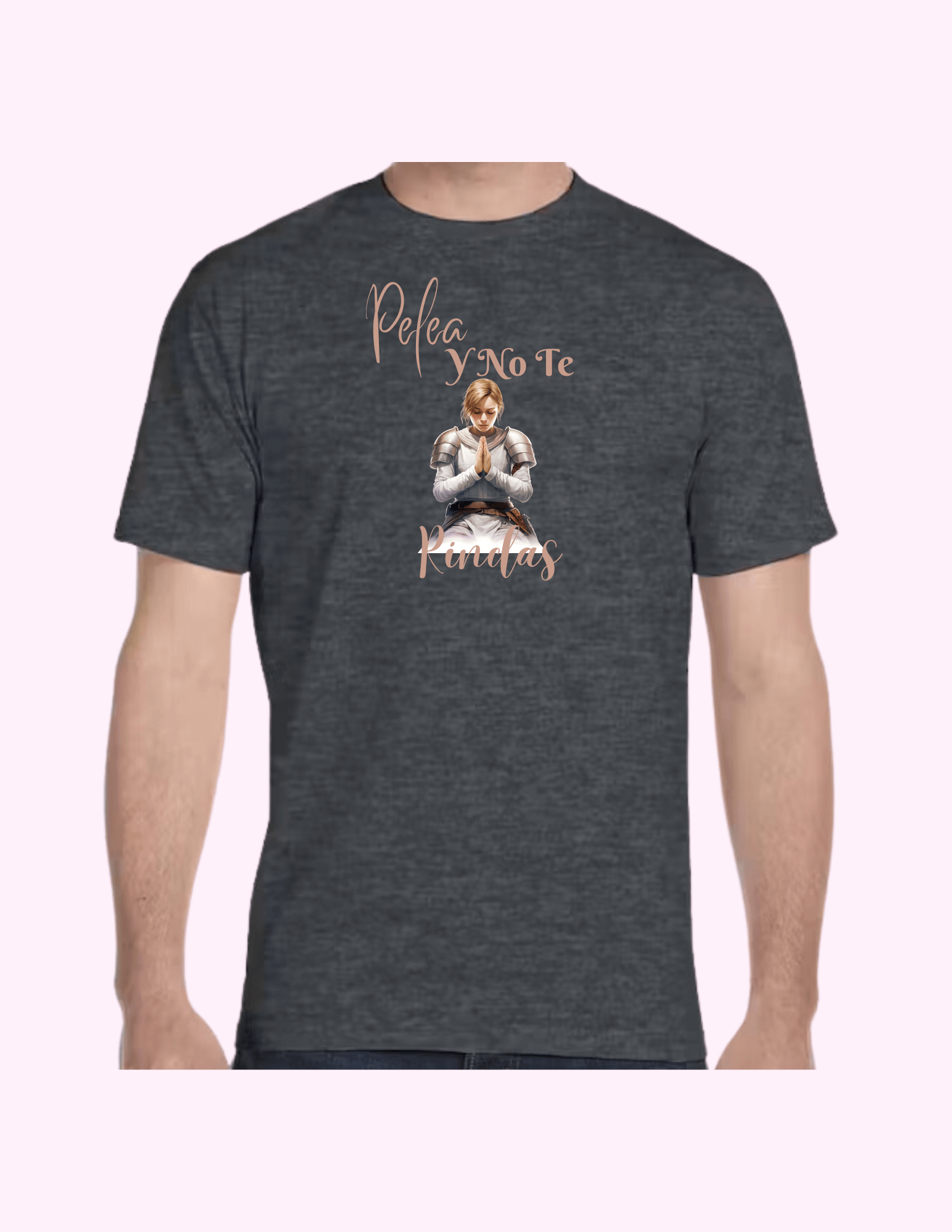 Pelea Y No Te Rindas (Woman) - Adult T-Shirt featuring unique artwork, perfect for personal style and expression.