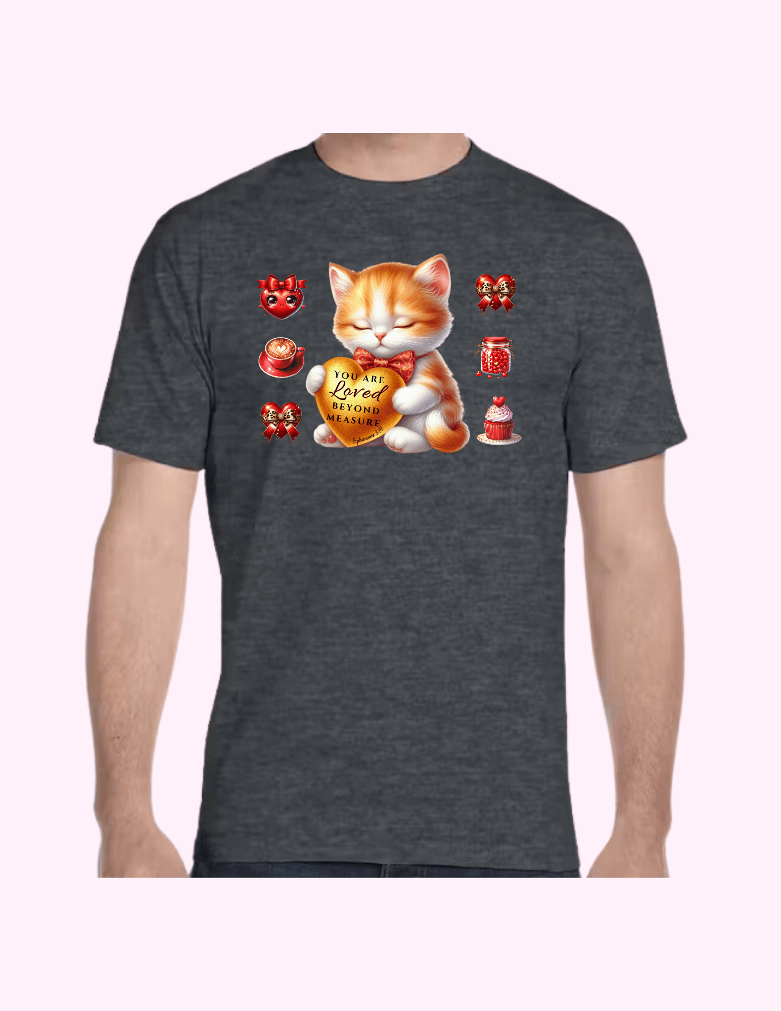 You Are Loved - Adult T-Shirt featuring unique artwork, perfect for personal style and expression.