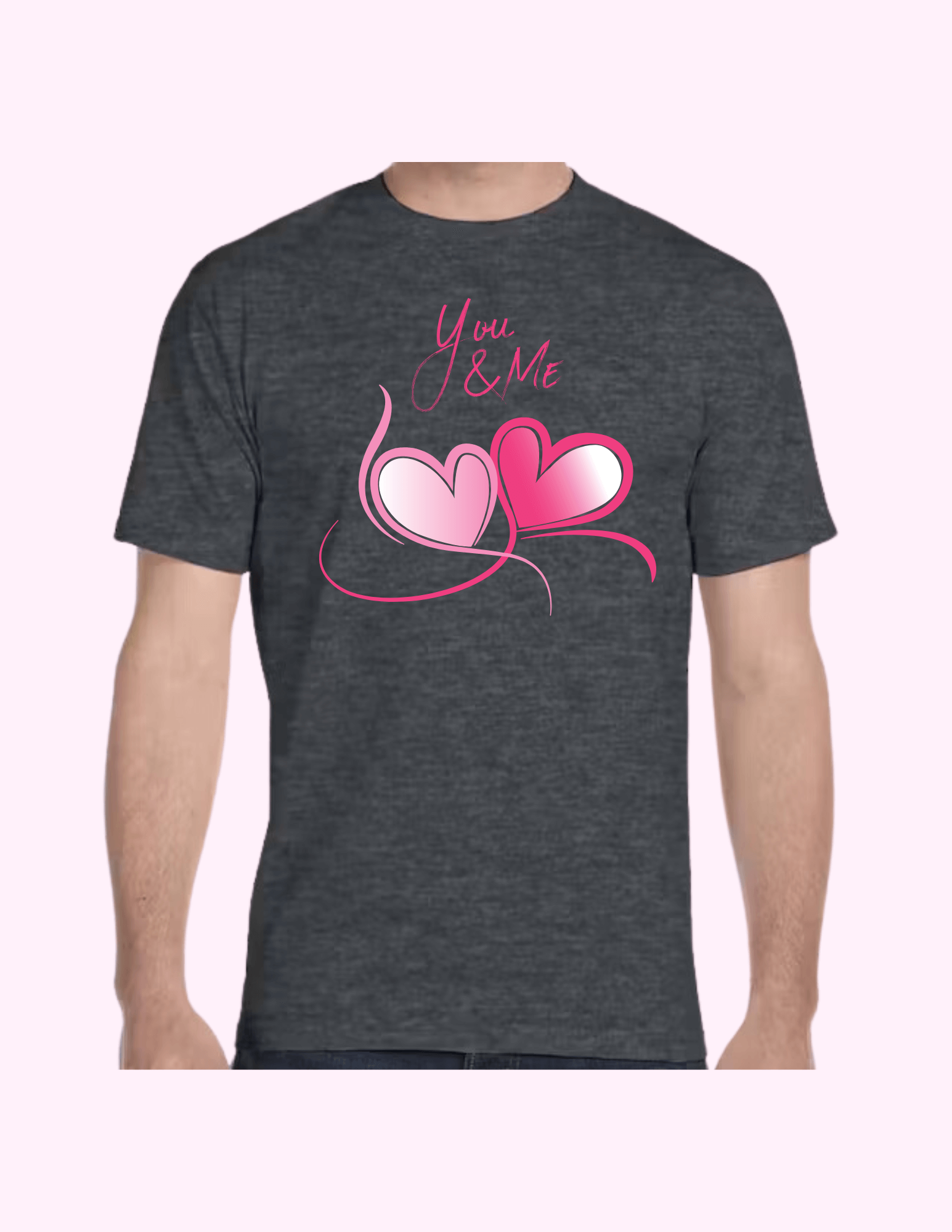 You & Me - Adult T-Shirt featuring unique artwork, perfect for personal style and expression.