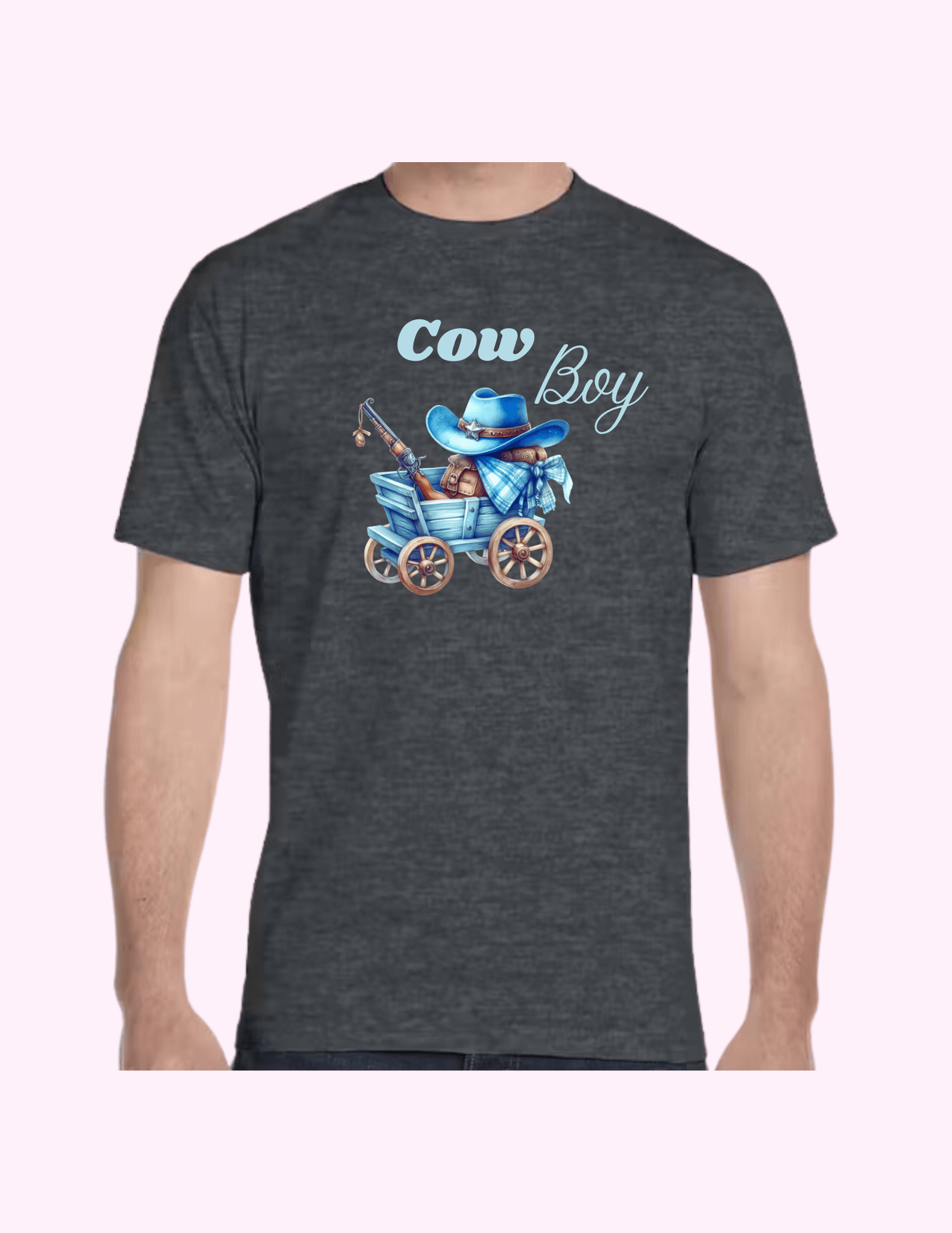 Cowboy - Adult T-Shirt featuring unique artwork, perfect for personal style and expression.