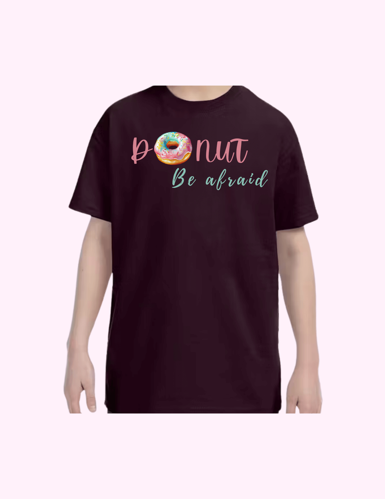 Donut Be Afraid - Kids T-Shirt featuring unique artwork, perfect for personal style and expression.