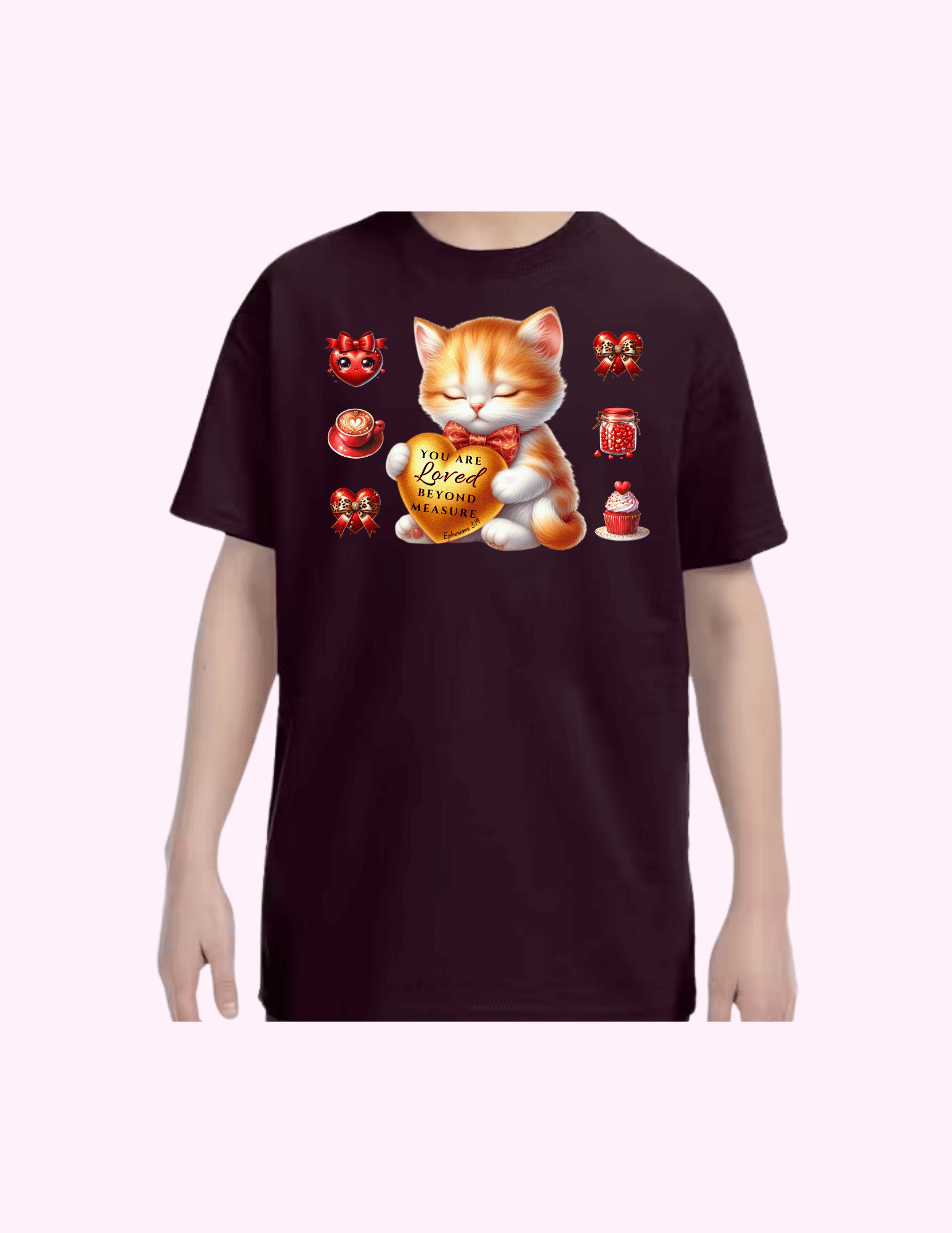 You Are Loved - Kids T-Shirt featuring unique artwork, perfect for personal style and expression.