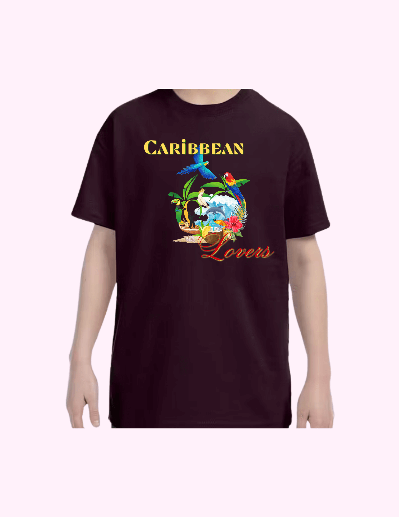 Caribbean Lovers - Kids T-Shirt featuring unique artwork, perfect for personal style and expression.