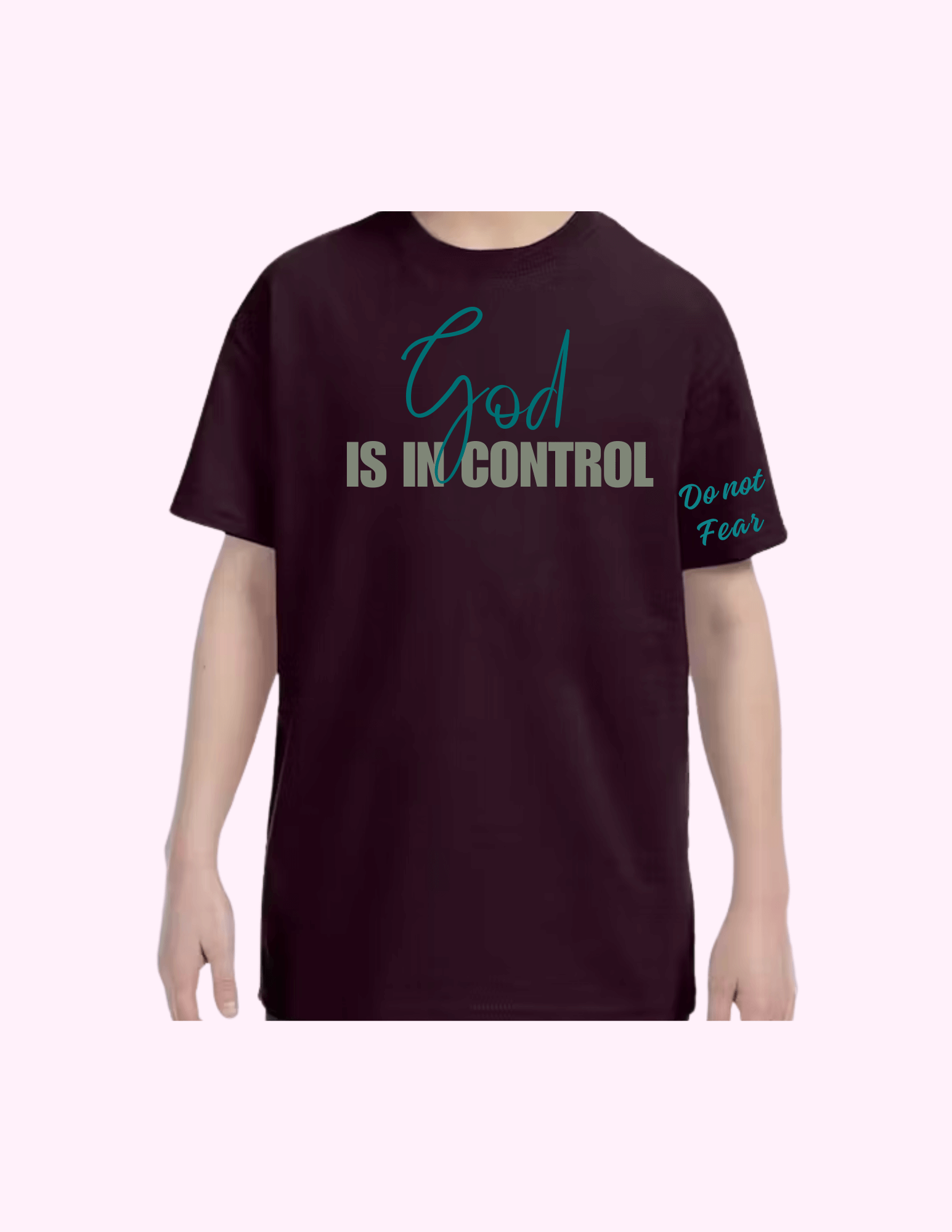 God Is In Control - Kids T-Shirt featuring unique artwork, perfect for personal style and expression.