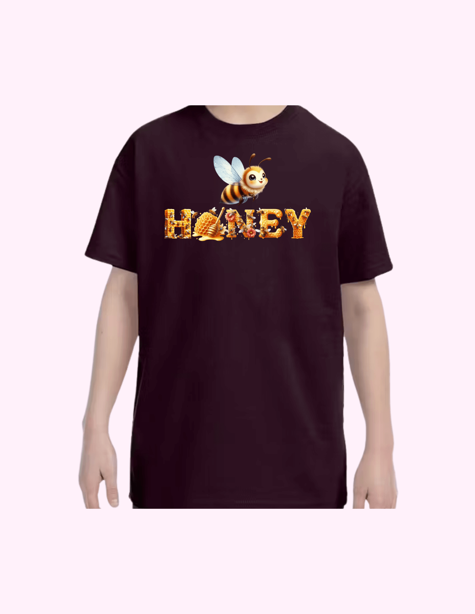 Honey - Kids T-Shirt featuring unique artwork, perfect for personal style and expression.