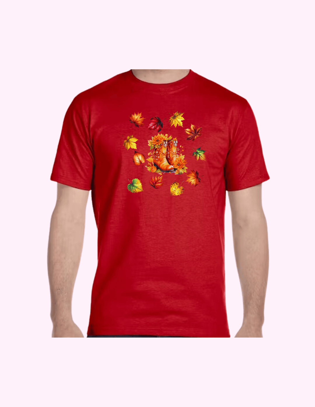 Autumn On Boots - Adult T-Shirt