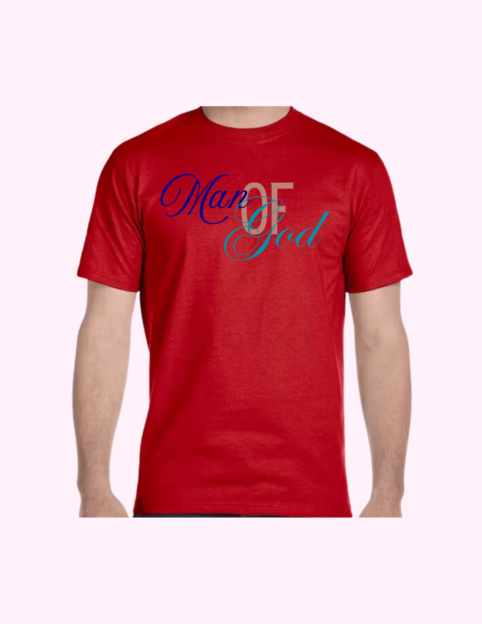 Man Of God - Adult T-Shirt featuring unique artwork, perfect for personal style and expression.