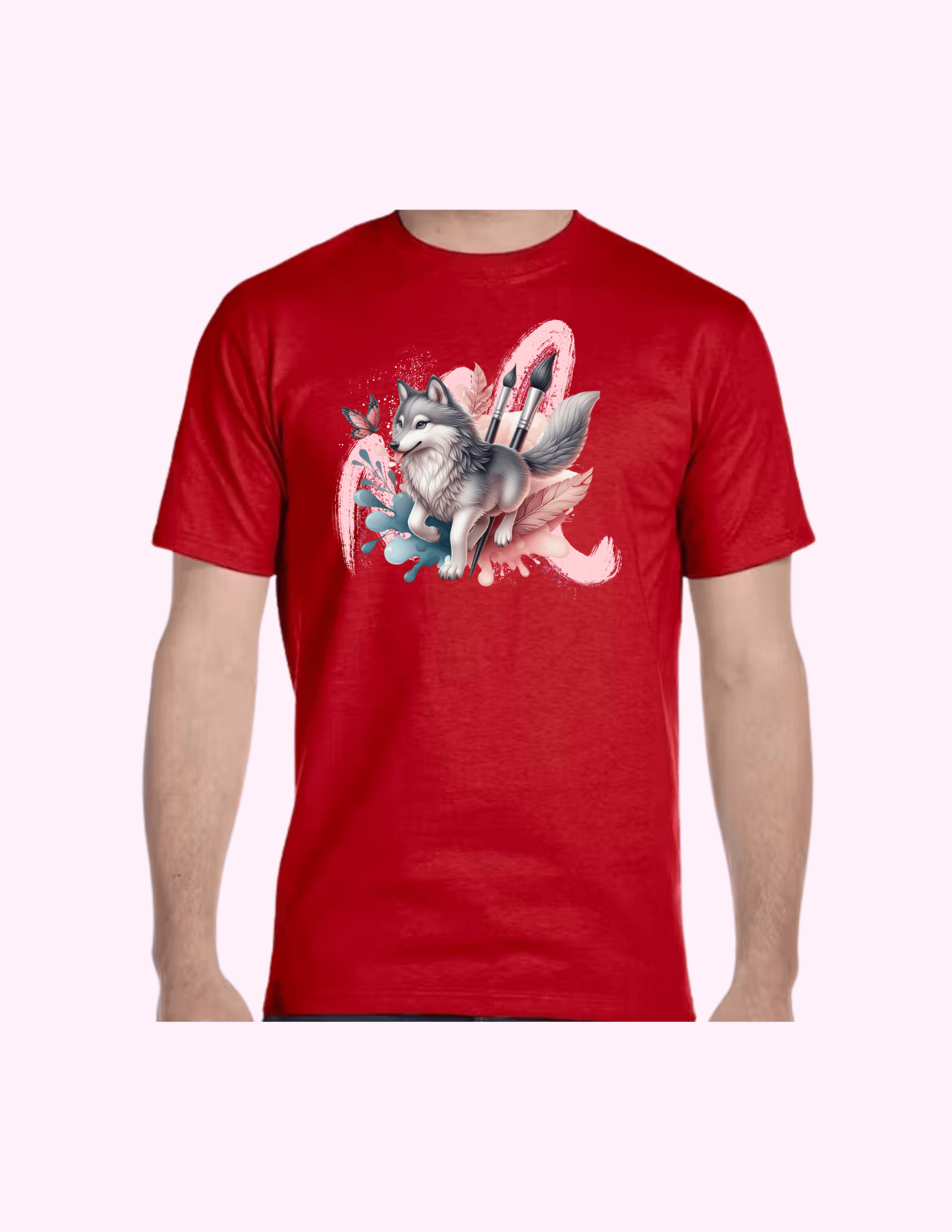 Paint Brush - Adult T-Shirt featuring unique artwork, perfect for personal style and expression.