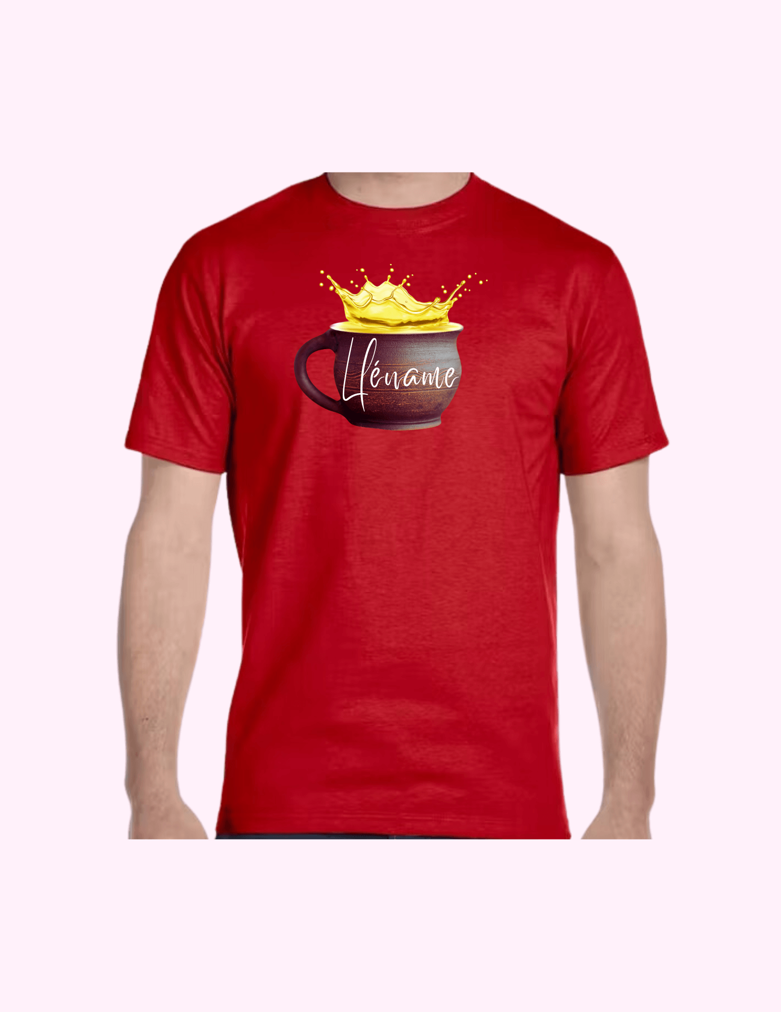 Lléname - Adult T-Shirt featuring unique artwork, perfect for personal style and expression.