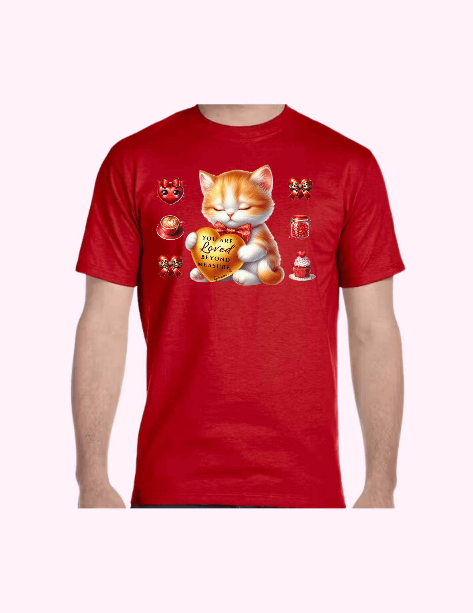 You Are Loved - Adult T-Shirt featuring unique artwork, perfect for personal style and expression.