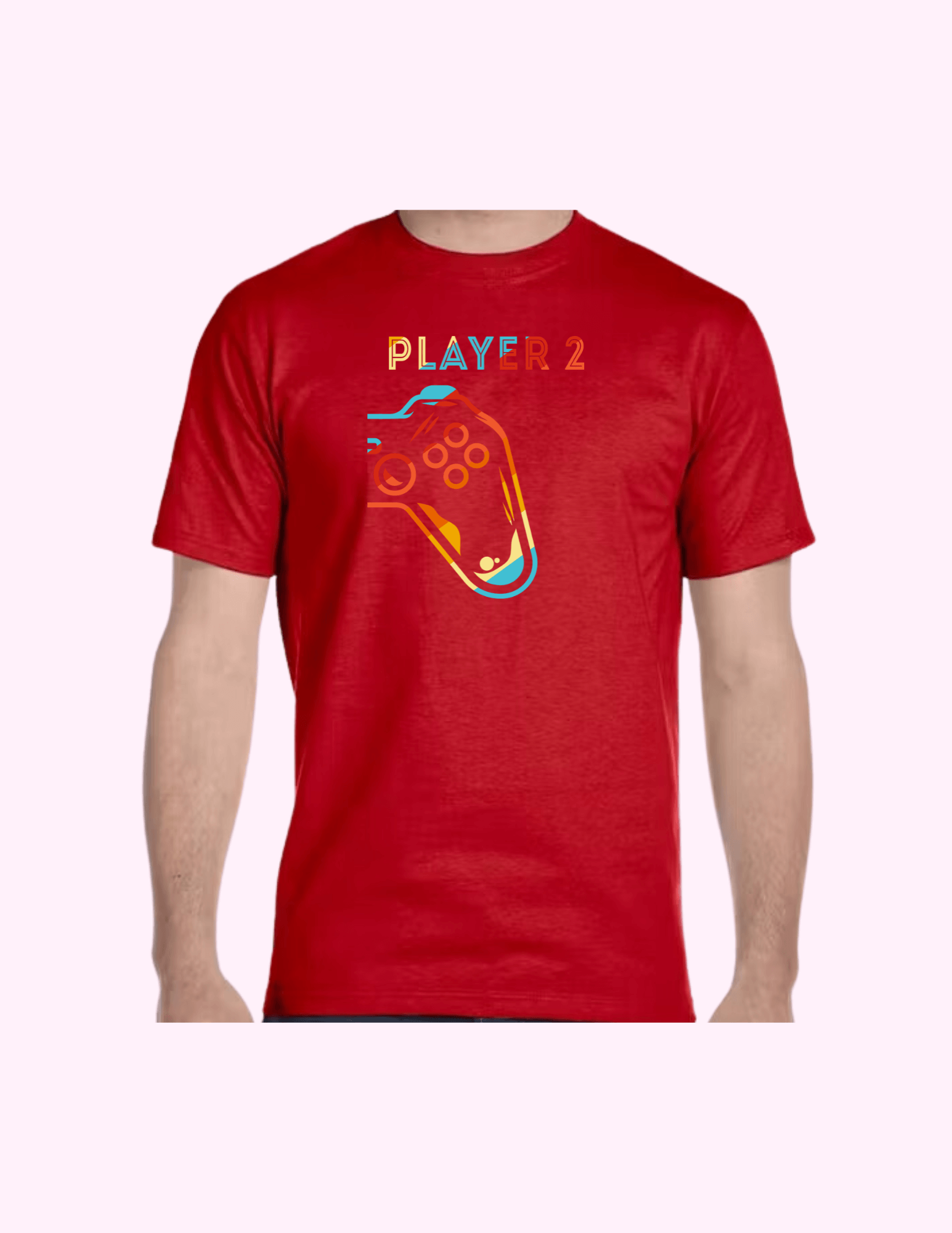 Player 2 - Adult T-Shirt featuring unique artwork, perfect for personal style and expression.