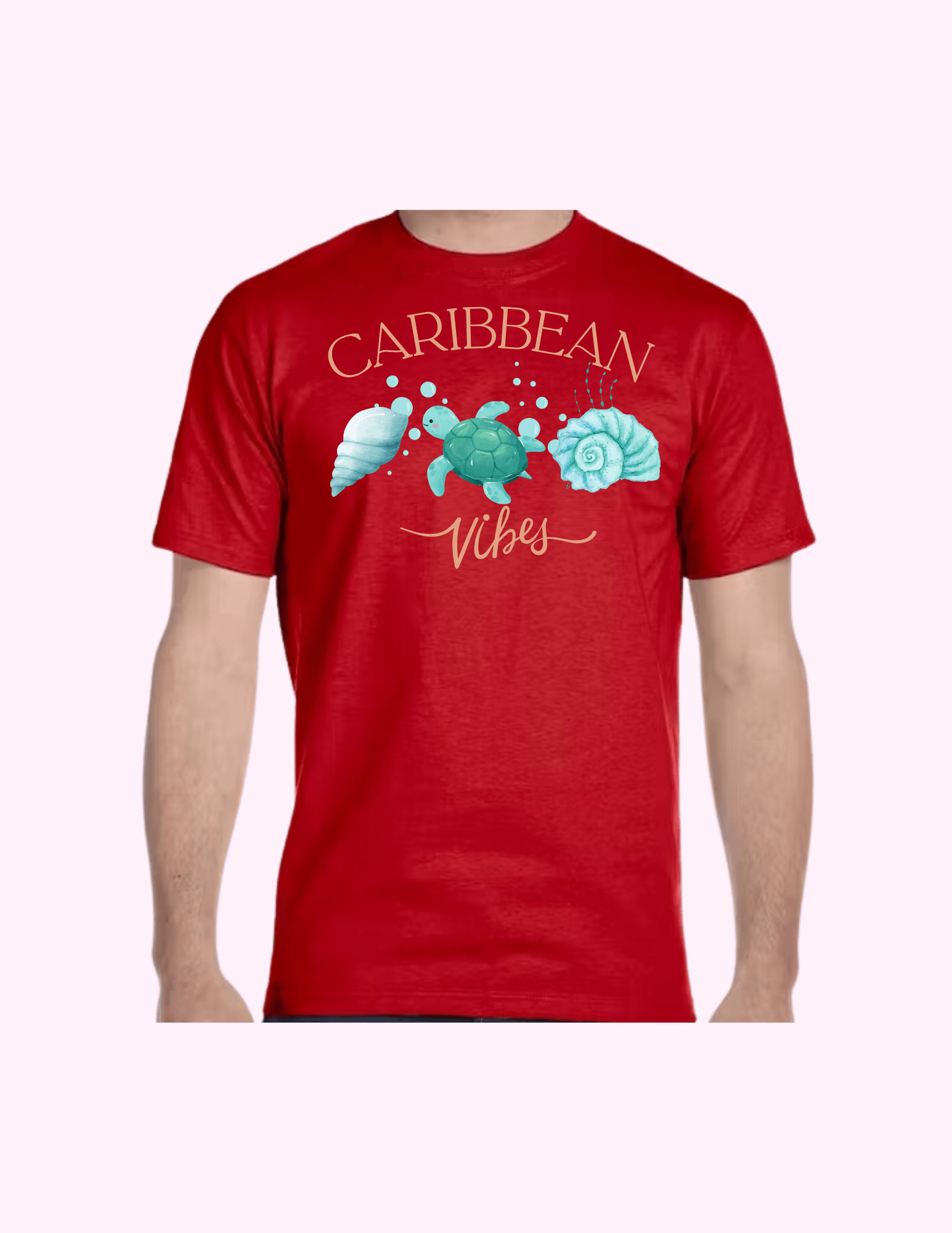 Caribbean Vibes - Adult T-Shirt featuring unique artwork, perfect for personal style and expression.