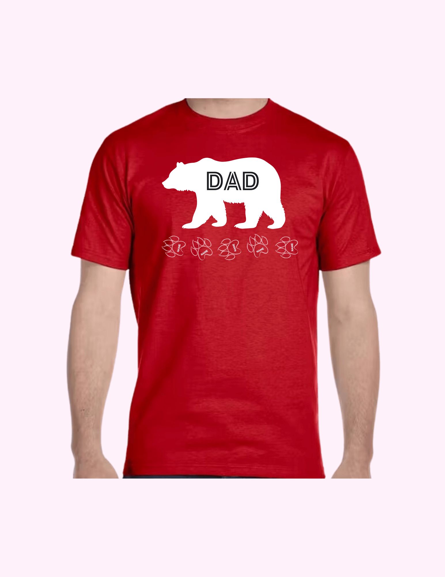 Dad Bear - Adult T-Shirt featuring unique artwork, perfect for personal style and expression.